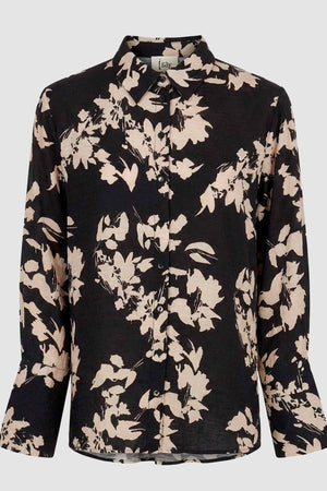 I SAY Ane Shirt Shirts M41 Black w/Cream
