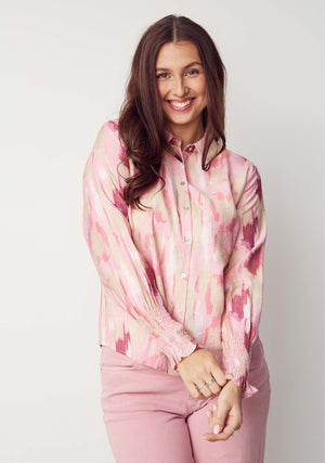 I SAY Ane Smock Shirt Shirts I44 Rose Dream