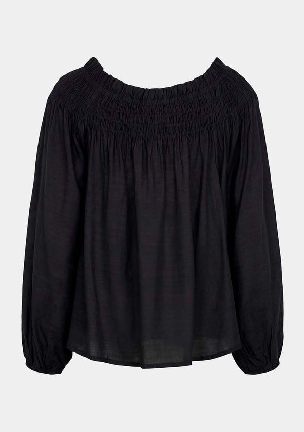 I SAY Ane Stretch Blouse Blouses 900 Black