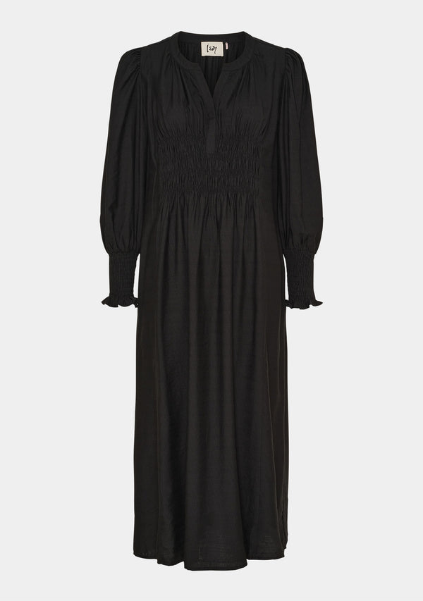 I SAY Ane V-Neck Dress Dresses 900 Black