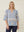 I SAY Ane s/s Blouse Blouses D88 Light Blue Border Paisley