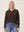 I SAY Anna Colar Pullover Knitwear 357 Dark Brown Melange