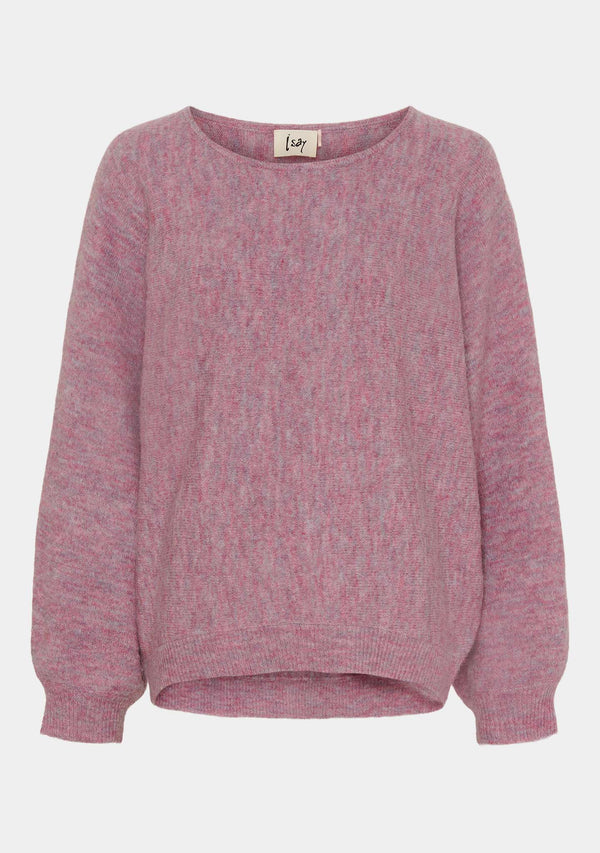 I SAY Anna Pullover Knitwear 522 Pink Melange