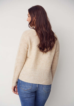 I SAY Anna String Pullover Knitwear 111 Sand Melange