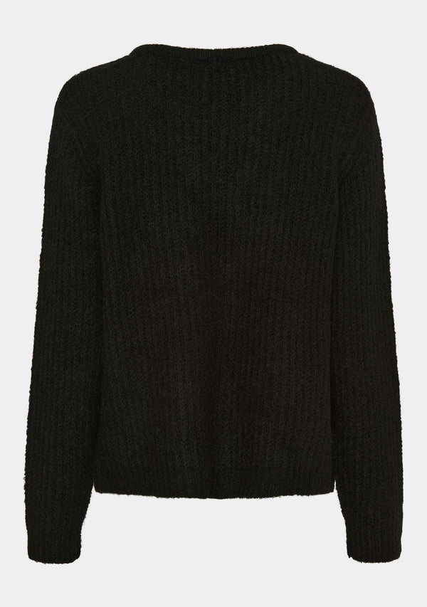 I SAY Anna String Pullover Knitwear 900 Black