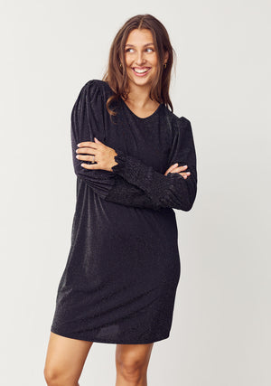 I SAY Barbel Dress Dresses H87 Black w/Silver