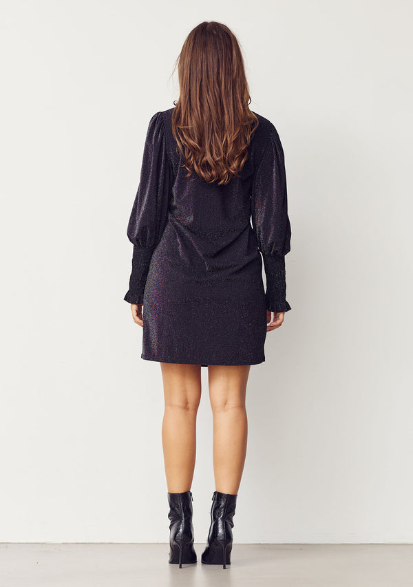 I SAY Barbel Dress Dresses H87 Black w/Silver