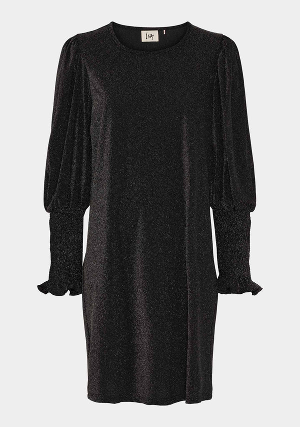 I SAY Barbel Dress Dresses H87 Black w/Silver