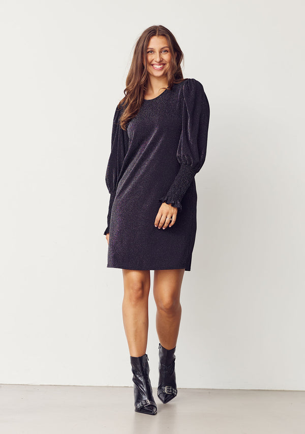 I SAY Barbel Dress Dresses H87 Black w/Silver