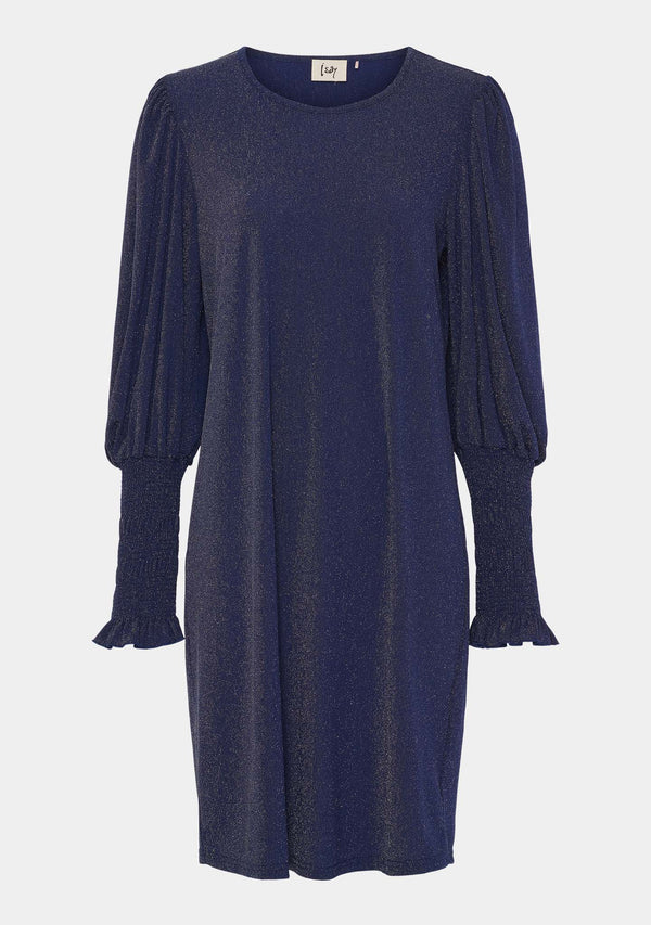 I SAY Barbel Dress Dresses M98 Blue w/Silver