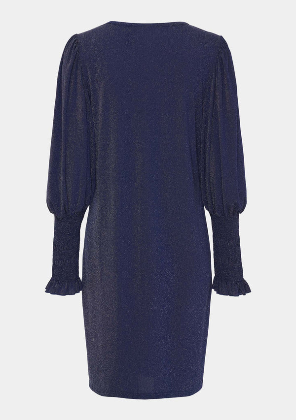 I SAY Barbel Dress Dresses M98 Blue w/Silver