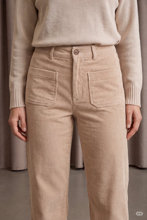I SAY Barbel New Pant Pants 366 Light Taupe