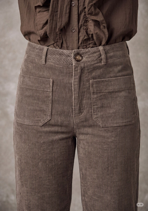 I SAY Barbel New Pant Pants N19 Washed Taupe