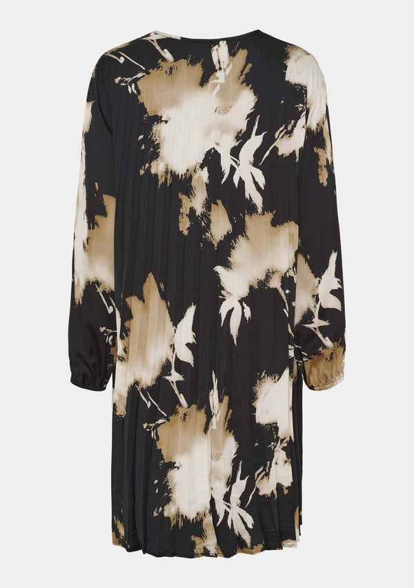 I SAY Bitten Pleat Dress Dresses N07 Golden Dream