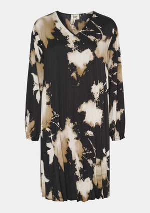 I SAY Bitten Pleat Dress Dresses N07 Golden Dream