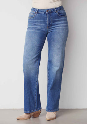 I SAY Bologna Classic Jeans Pants 606 Mid Denim