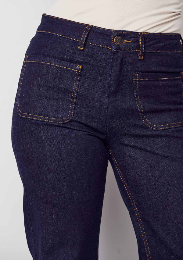 I SAY Bologna New Jeans Pants K97 Unwashed Denim