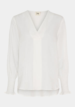 I SAY Cara Blouse Blouses 101 Broken White