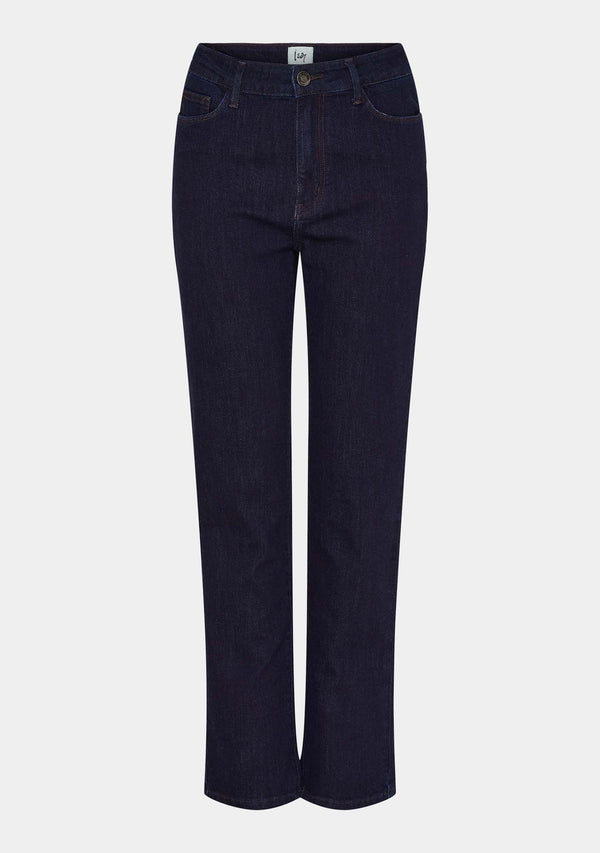 I SAY Carpi Long Straight Jeans Pants N56 Carpi Dark Wash