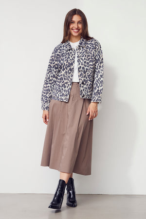 I SAY Como Printed Jacket Jackets M86 Leo
