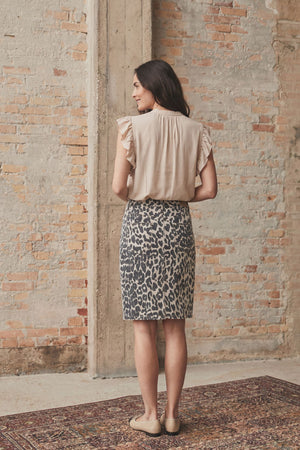 I SAY Como Printed Skirt Skirts M86 Leo