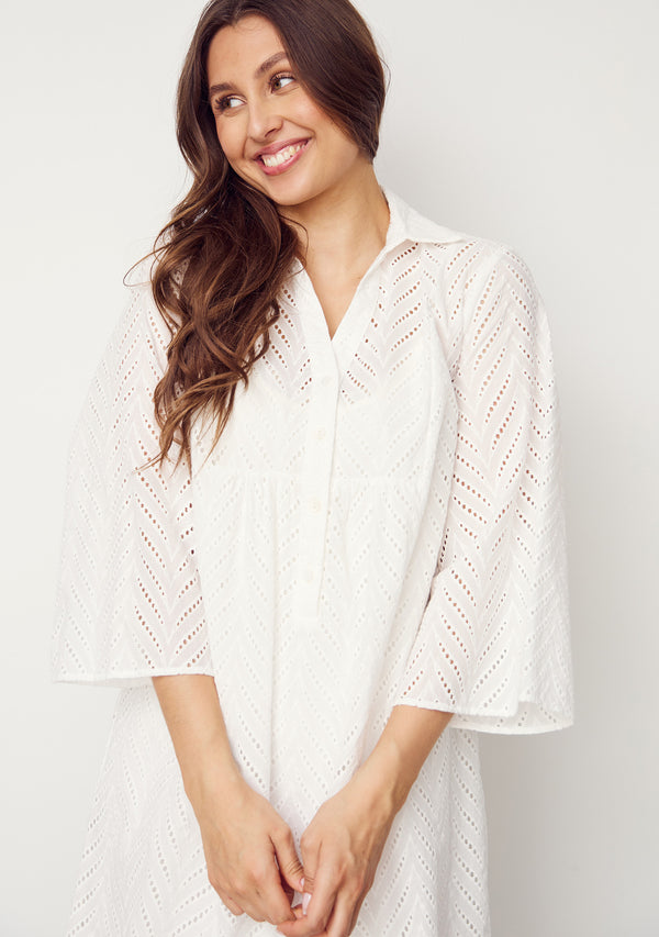 I SAY Danka Dress Dresses 100 White