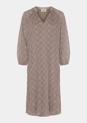 I SAY Delta Dress Dresses L86 Dark Sand w/Black