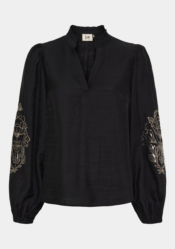 I SAY Elly New Blouse Blouses 900 Black