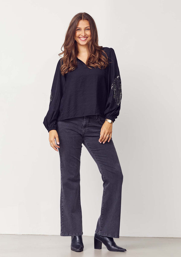 I SAY Elly New Blouse Blouses 900 Black