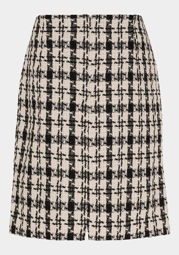 I SAY Emilie Skirt Skirts M99 Black/Cream Check