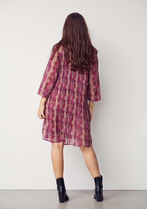 I SAY Enge New Dress Dresses N04 Potato/Cerise Flow