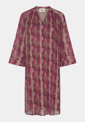 I SAY Enge New Dress Dresses N04 Potato/Cerise Flow