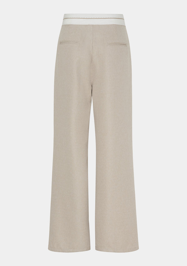 I SAY Faria Pant Pants 117 Dark Sand