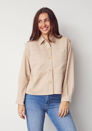 I SAY Fatou New Jacket Jackets 117 Dark Sand