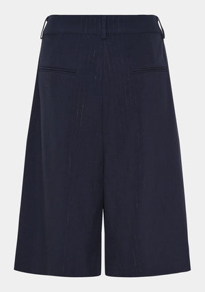 I SAY Felicia Long Shorts Shorts N39 Navy Pinstripe
