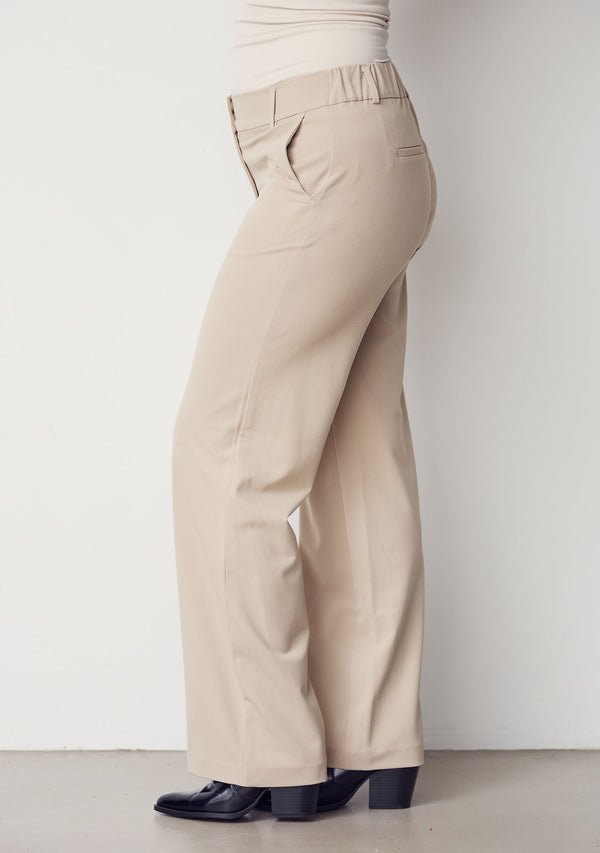 I SAY Firenze Wide Pant Pants 112 Sand