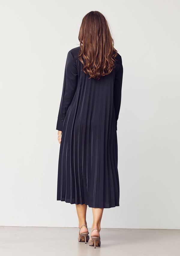 I SAY Frida Pleat Dress Dresses 900 Black