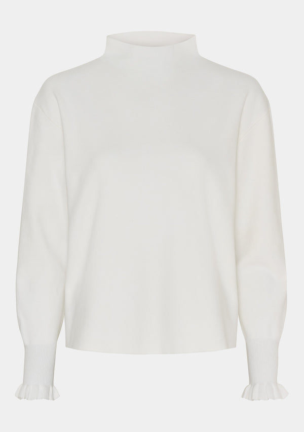 I SAY Frigga New Pullover Knitwear 101 Broken White