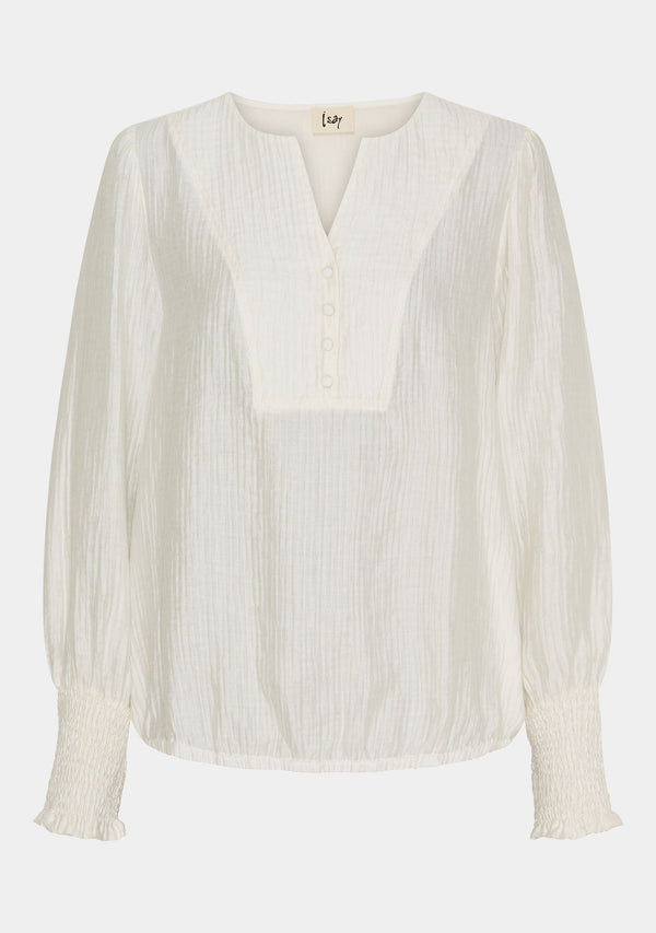 I SAY Genia Blouse Blouses 101 Broken White