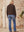 I SAY Gunda Colar Cardigan Knitwear 356 Dark brown