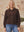I SAY Gunda Colar Cardigan Knitwear 356 Dark brown