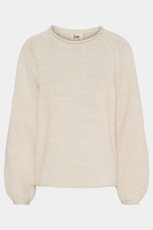 I SAY Gwen Knit Pullover Knitwear 101 Broken White
