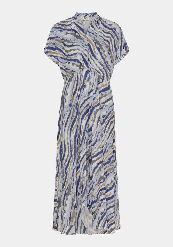 I SAY Gyta Dress Dresses L83 Blue Waves