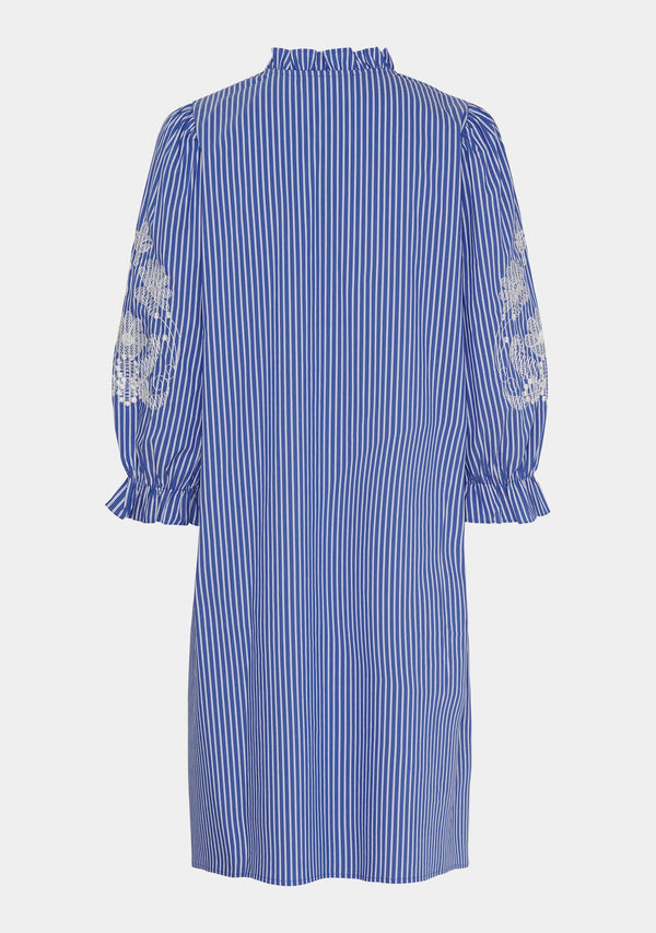 I SAY Helia Dress Dresses L25 Skyblue Stripe