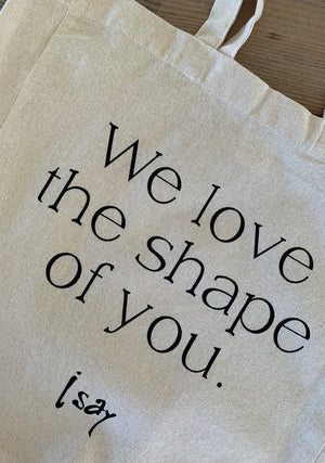 I SAY I SAY Tote Bag Accessories 101 Broken White