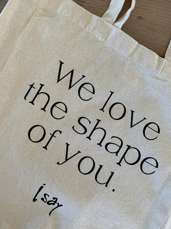 I SAY I SAY Tote Bag Accessories 101 Broken White