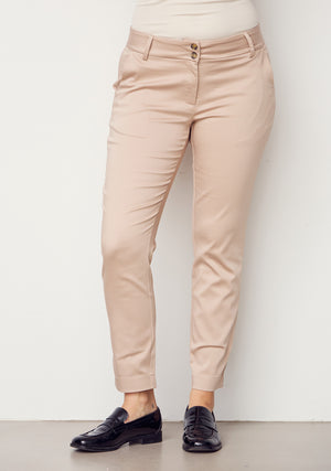 I SAY Isay Chino Pant Pants 117 Dark Sand