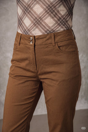 I SAY Isay Chino Pant Pants 314 Toffee