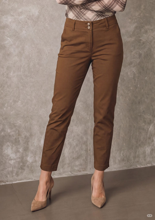 I SAY Isay Chino Pant Pants 314 Toffee