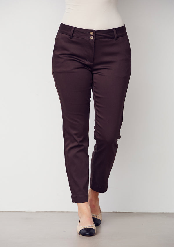 I SAY Isay Chino Pant Pants 356 Dark brown